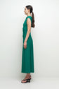 Acacia Draped Jersey Midi Dress