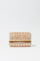 ROLA BEADED METALLIC CLUTCH
