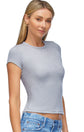 Amber Fitted Tee - Heather Grey (PRE-SALE)