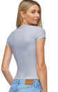 Amber Fitted Tee - Heather Grey (PRE-SALE)