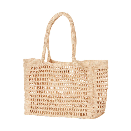 Piceno Crochet Raffia Tote