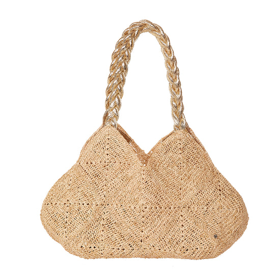Foggia Crochet Raffia Tote