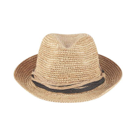 The Macie Crochet Raffia Fedora