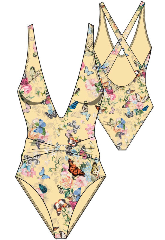 Lisa Butterflies One Piece (PRE-SALE)