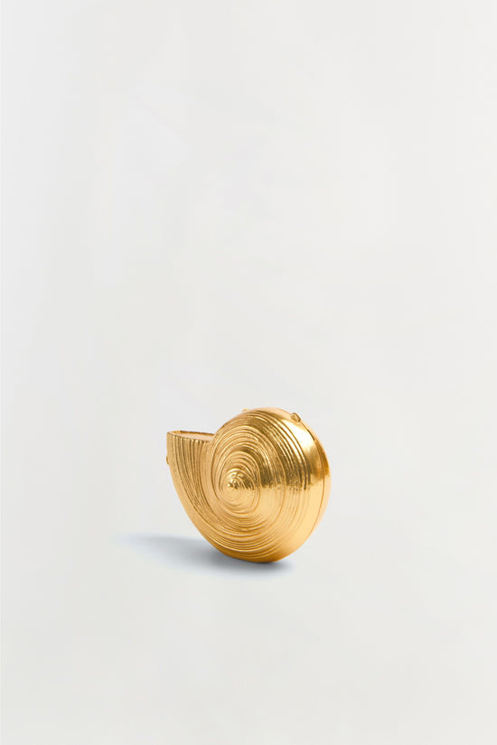 Marion Shell Clutch - Gold