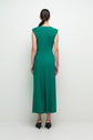 Acacia Draped Jersey Midi Dress