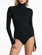 Ballet Turtleneck Bodysuit w/ Thumbholes - Black