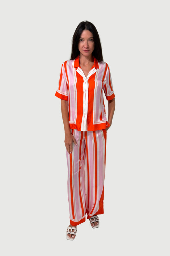 Zuna Striped Pajama Pants - Tulip