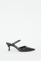 Kieran Leather Mini Buckle Heel