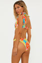 Blair + Kaylin Bikini Set - Neon Blooms Waffle