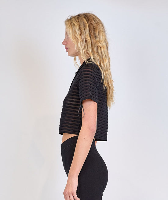 Larken S/S Cardigan - Black