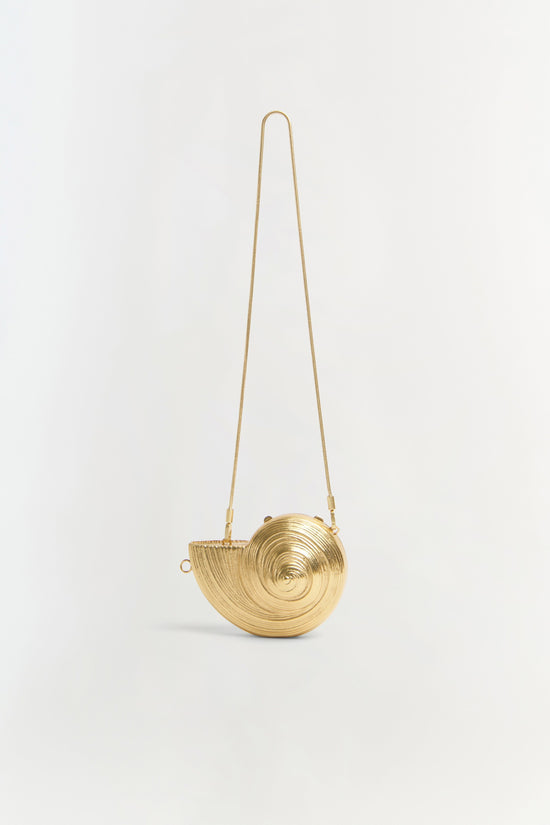 Marion Shell Clutch - Gold