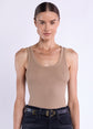 Sasha Scoop Tank - Khaki (PRE-SALE)