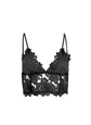 Whitney Embroidery Longline Triangle Bralette