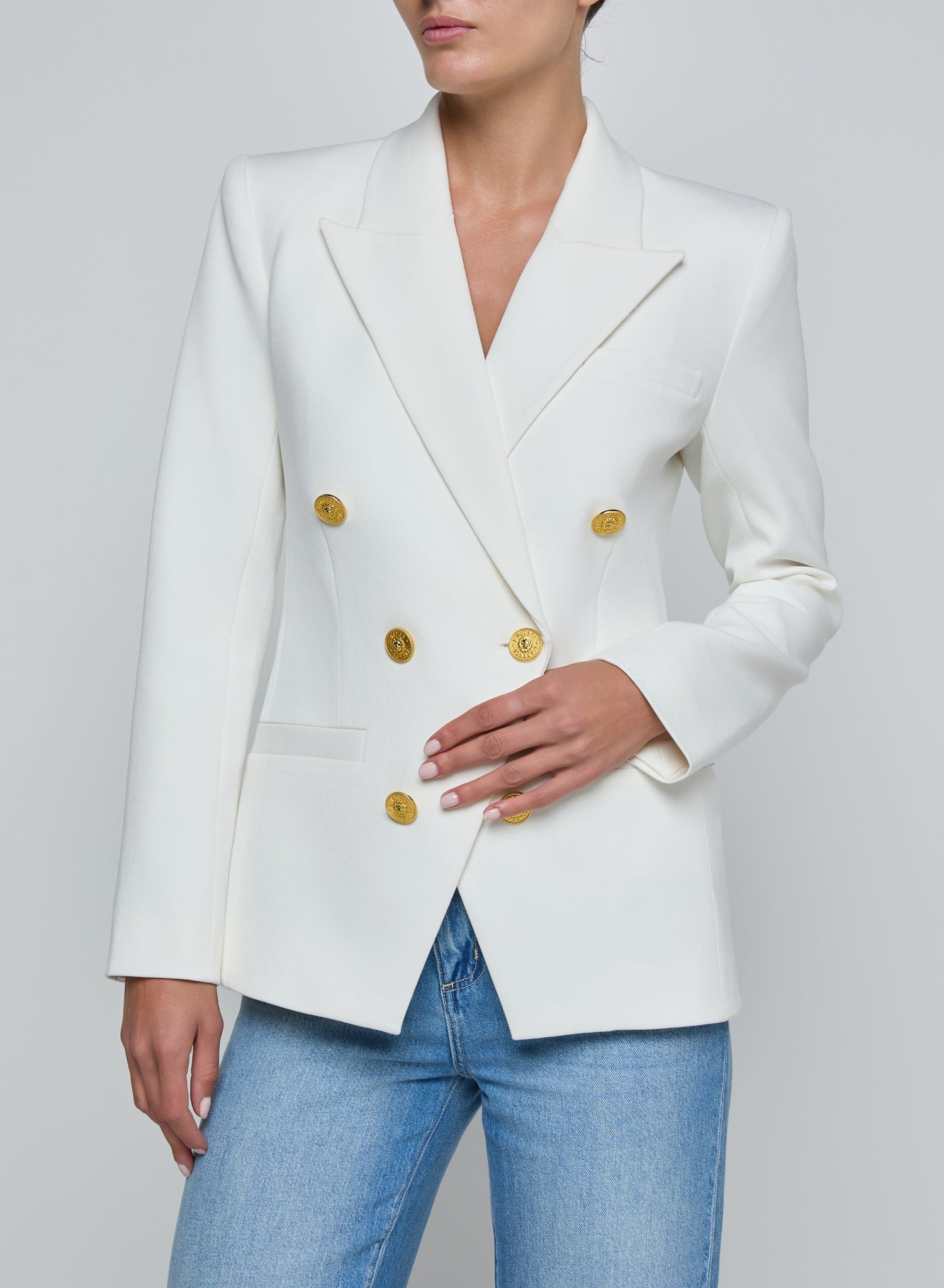 KYOMI DBL BREASTED BLZR