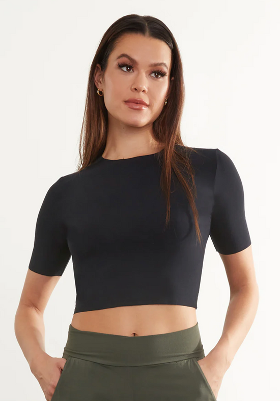 Butter Cropped Tee